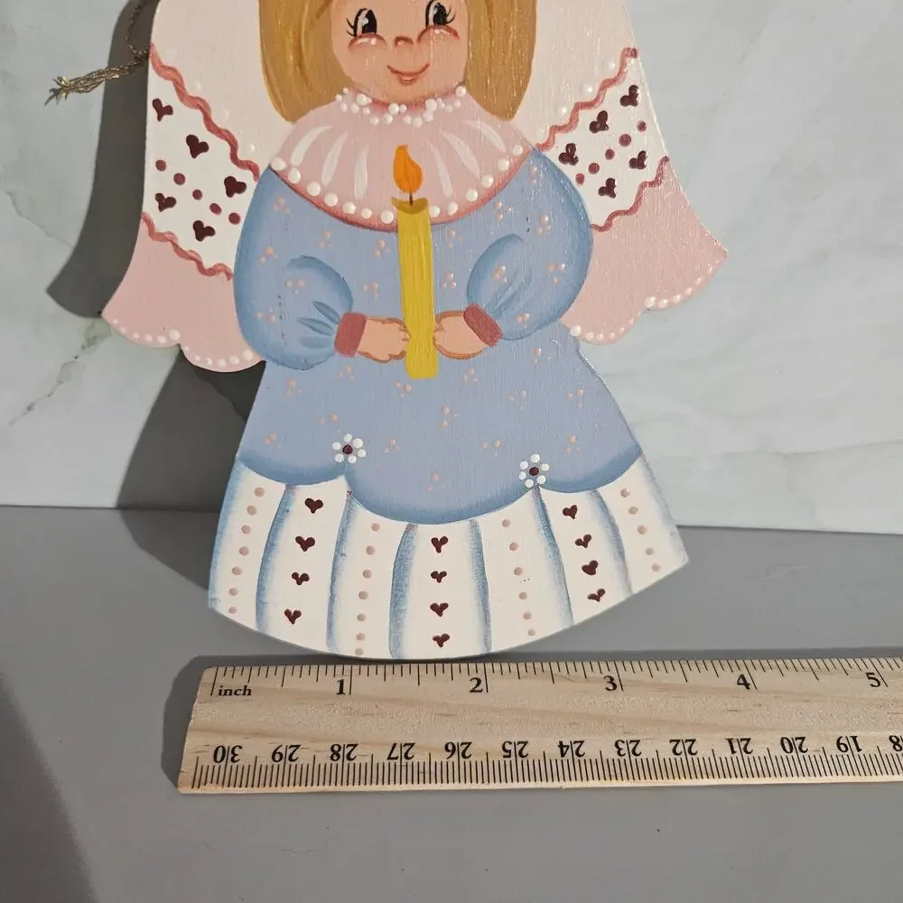 Angel Wooden Christmas Ornament